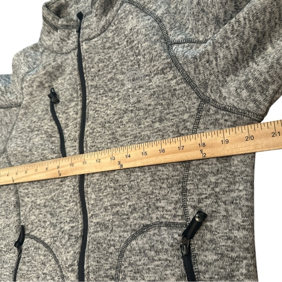 North End Jacket Size Medium Heathered Gray Full Zipper Closure Zippered Pockets - Picture 11 of 13